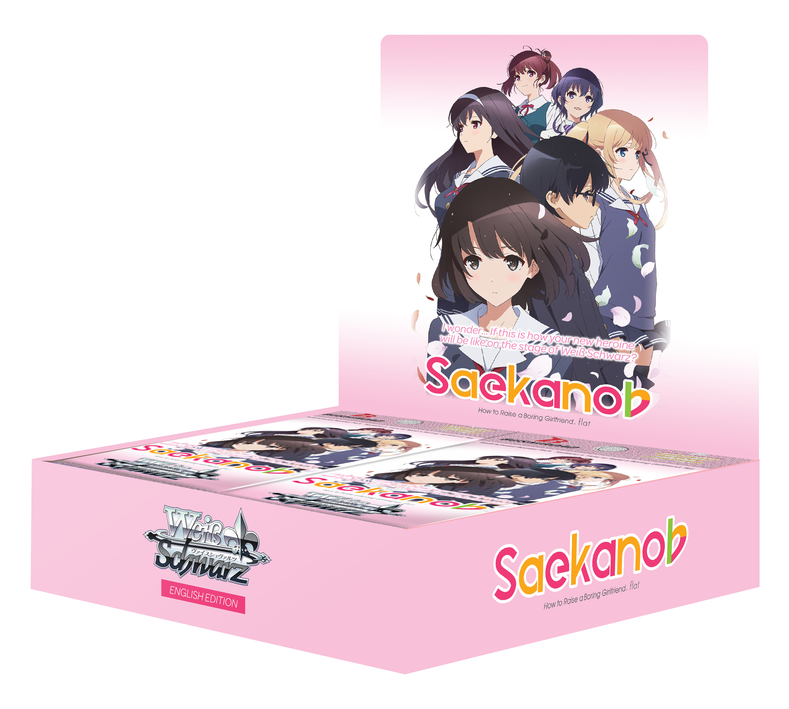 Saekano♭ How to Raise a Boring Girlfriend. flat (Vol. 2) Booster Box (English Edition)